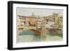 The Ponte Vecchio-null-Framed Art Print