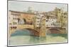 The Ponte Vecchio-null-Mounted Art Print