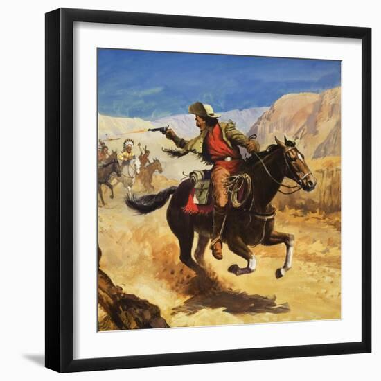 The Pony Express-null-Framed Giclee Print