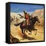 The Pony Express-null-Framed Stretched Canvas