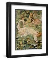 The Pool, 1904-Edward Atkinson Hornel-Framed Giclee Print