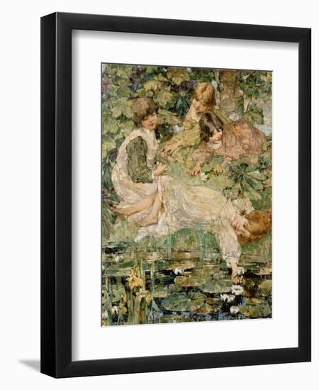 The Pool, 1904-Edward Atkinson Hornel-Framed Giclee Print