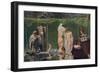 The Pool', 1906, (1918)-Robert Anning Bell-Framed Giclee Print