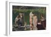 The Pool', 1906, (1918)-Robert Anning Bell-Framed Giclee Print