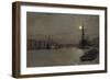 The Pool and London Bridge at Night, 1884-John Atkinson Grimshaw-Framed Giclee Print