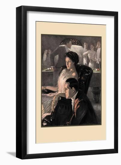 The Pool Hall-Clarence F. Underwood-Framed Art Print