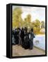 The Pool in the Jardin Du Luxembourg-Giuseppe De Nittis-Framed Stretched Canvas