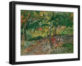 The Pool, Martinique, 1887-Paul Gauguin-Framed Giclee Print