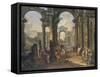 The Pool of Bethesda-Giovanni Paolo Panini-Framed Stretched Canvas