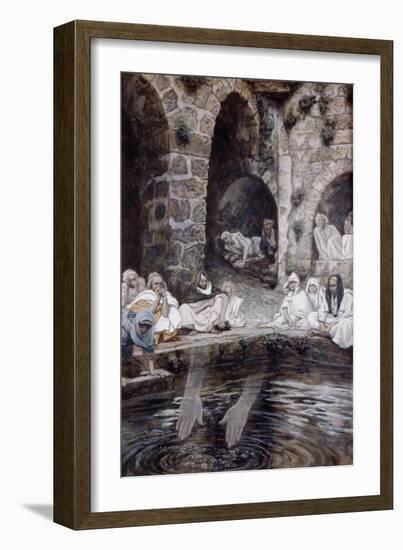 The Pool of Bethesda-James Jacques Joseph Tissot-Framed Giclee Print