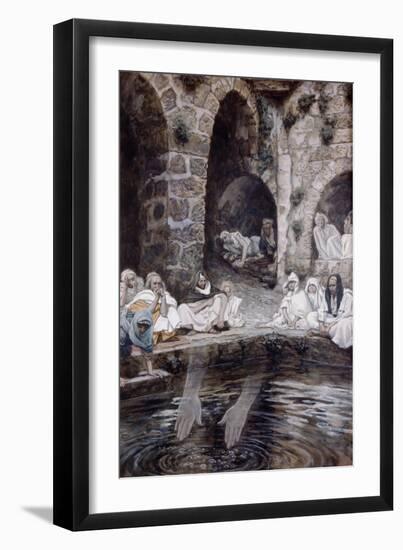 The Pool of Bethesda-James Jacques Joseph Tissot-Framed Giclee Print