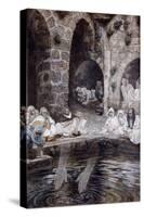 The Pool of Bethesda-James Jacques Joseph Tissot-Stretched Canvas
