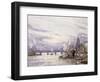 The Pool of London, C.1895-John Sutton-Framed Giclee Print