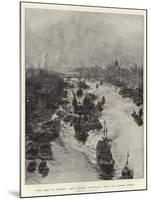 The Pool of London, View Looking Westward from the Tower Bridge-William Lionel Wyllie-Mounted Giclee Print