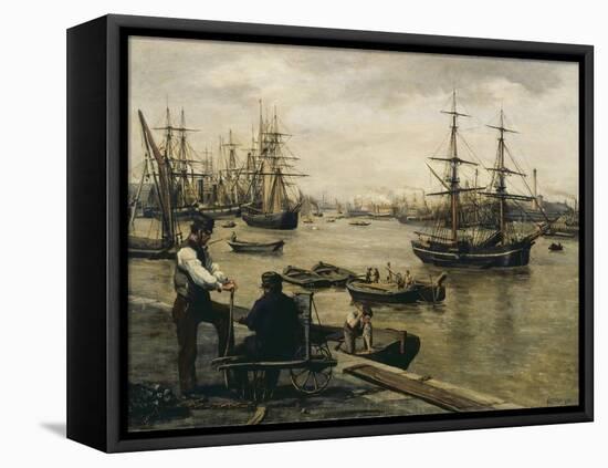 The Pool of London-Matthew White Ridley-Framed Stretched Canvas