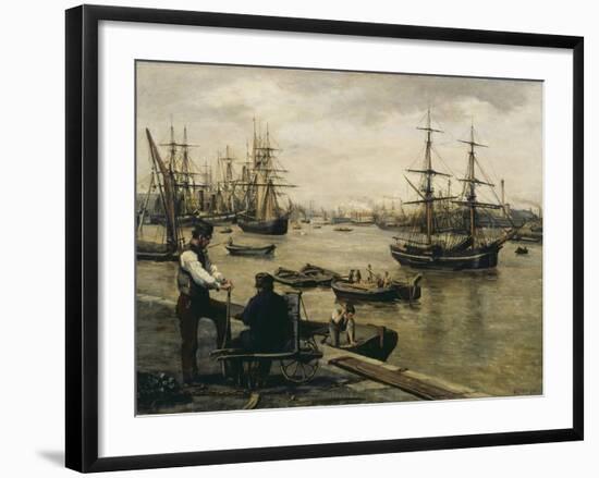 The Pool of London-Matthew White Ridley-Framed Giclee Print