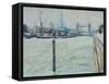 The Pool of London-John Erskine-Framed Stretched Canvas