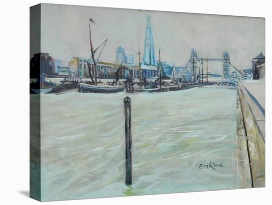 The Pool of London-John Erskine-Stretched Canvas