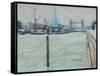 The Pool of London-John Erskine-Framed Stretched Canvas