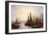 The Pool of London-John Wilson Carmichael-Framed Giclee Print