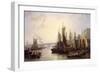 The Pool of London-John Wilson Carmichael-Framed Giclee Print