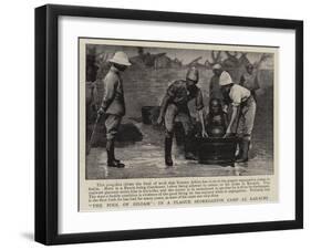 The Pool of Siloam, in a Plague Segregation Camp at Karachi-null-Framed Giclee Print