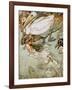 The Pool of Tears, from 'Alice's Adventures in Wonderland' by Lewis Carroll (1832-98) 1907-Arthur Rackham-Framed Giclee Print