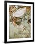 The Pool of Tears, from 'Alice's Adventures in Wonderland' by Lewis Carroll (1832-98) 1907-Arthur Rackham-Framed Giclee Print