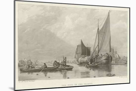 The Pool of the Thames-Sir Augustus Wall Callcott-Mounted Giclee Print