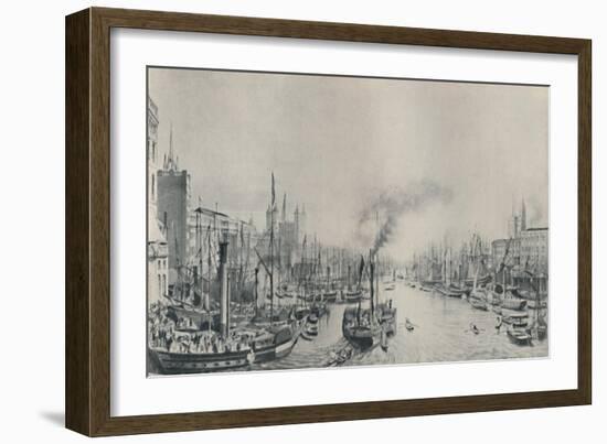 'The Pool: Steamer Trips, 1841', (1920)-William Parrott-Framed Giclee Print