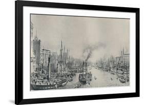 'The Pool: Steamer Trips, 1841', (1920)-William Parrott-Framed Giclee Print