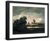 The Pool with a Stormy Sky, C.1865-7-Henri Rousseau-Framed Giclee Print