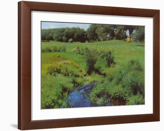 The Pool-Dennis Miller Bunker-Framed Art Print