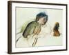 The Poor Actress's Christmas Dinner, 19th Century-Robert Braithwaite Martineau-Framed Giclee Print