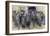 The Poor and Money (Les Pauvres Et L'argent) Par Gogh, Vincent, Van (1853-1890). Chalk, Watercolor,-Vincent van Gogh-Framed Giclee Print