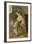 The Poor Child-Antonio Mancini-Framed Art Print