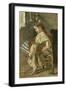 The Poor Child-Antonio Mancini-Framed Art Print