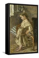 The Poor Child-Antonio Mancini-Framed Stretched Canvas