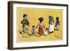 The Poor -- Dogs in Shabby Clothes-Harry B Neilson-Framed Art Print