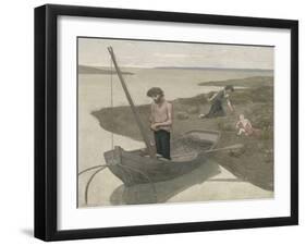 The Poor Fisherman, 1881-Pierre Cécil Puvis de Chavannes-Framed Giclee Print