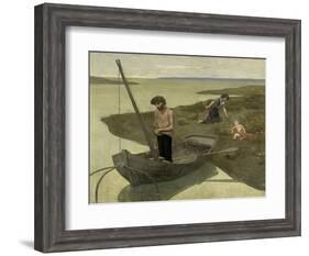 The Poor Fisherman, c.1881-Pierre Puvis de Chavannes-Framed Giclee Print