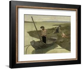 The Poor Fisherman, c.1881-Pierre Puvis de Chavannes-Framed Giclee Print