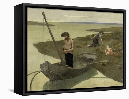 The Poor Fisherman, c.1881-Pierre Puvis de Chavannes-Framed Stretched Canvas