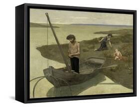 The Poor Fisherman, c.1881-Pierre Puvis de Chavannes-Framed Stretched Canvas