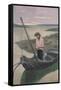 The Poor Fisherman-Pierre Cécil Puvis de Chavannes-Framed Stretched Canvas