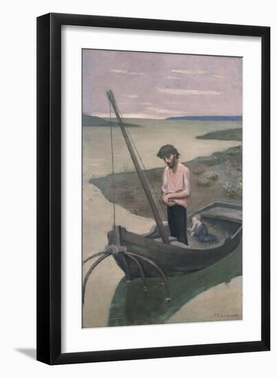 The Poor Fisherman-Pierre Cécil Puvis de Chavannes-Framed Premium Giclee Print