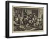 The Poor of London, Gratuitous Distribution of Waste Fish at the West End-Charles Joseph Staniland-Framed Giclee Print