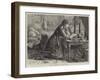 The Poor Seamstress on Christmas Morning-null-Framed Giclee Print