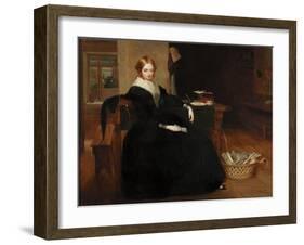 The Poor Teacher, 1845-Richard Redgrave-Framed Giclee Print