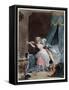 The Poorly Defended Rose-Philibert-Louis Debucourt-Framed Stretched Canvas